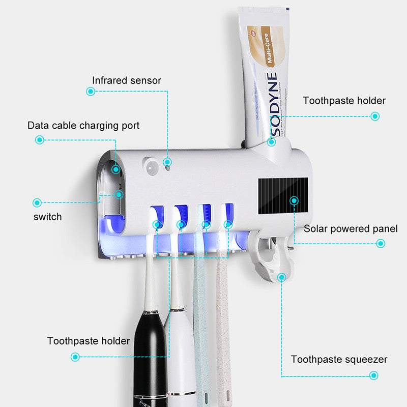 Intelligent UV Toothbrush Sterilizer