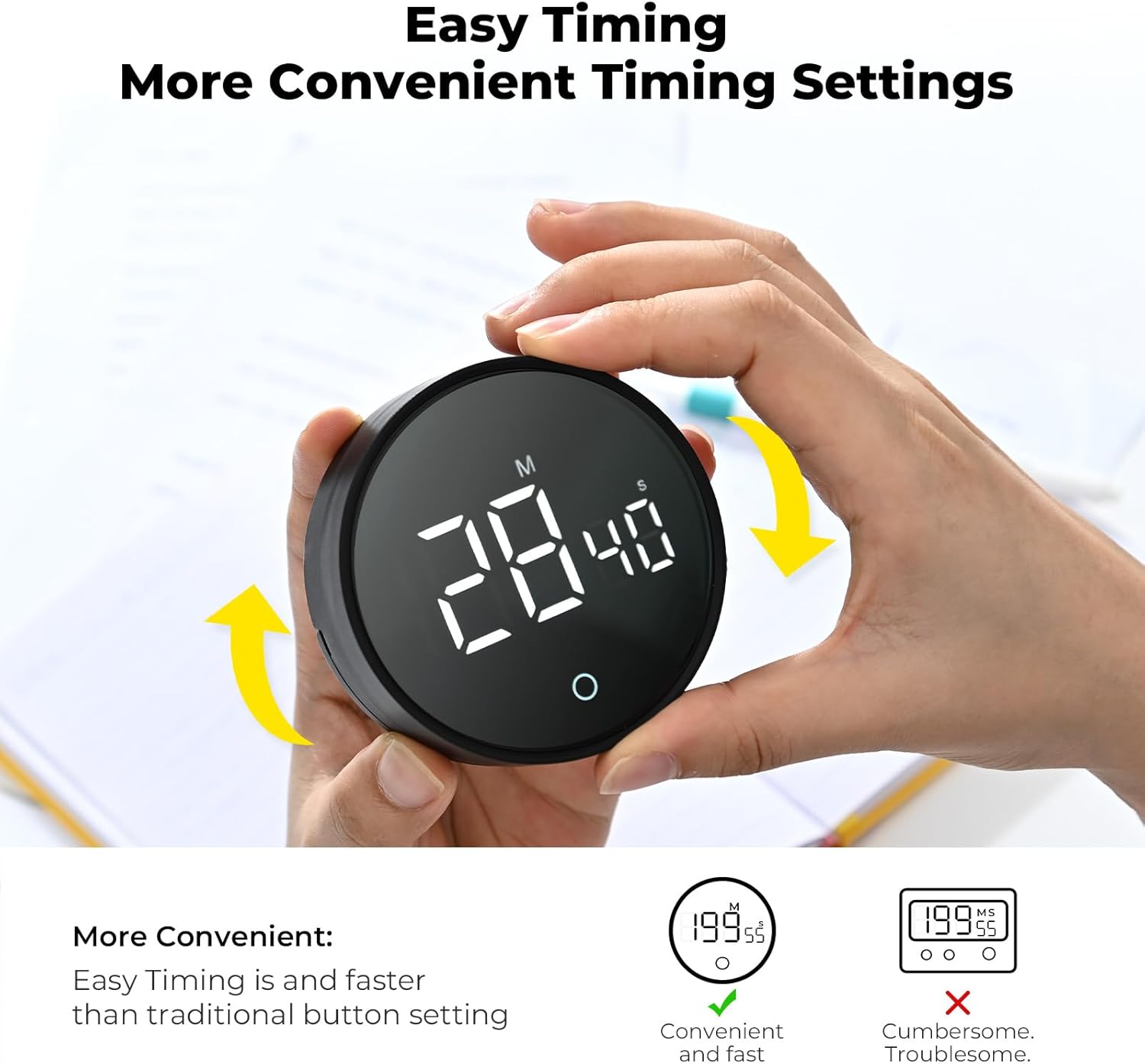Digital Rotary Kitchen Timer