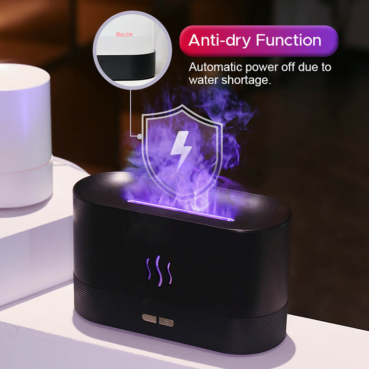 Ultrasonic RGB Flame Humidifier