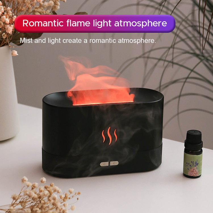 Ultrasonic RGB Flame Humidifier