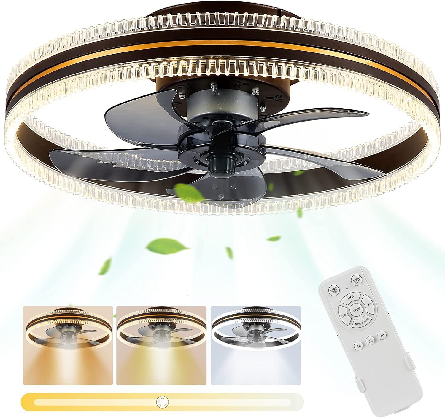Modern Acrylic Ceiling Fan Light